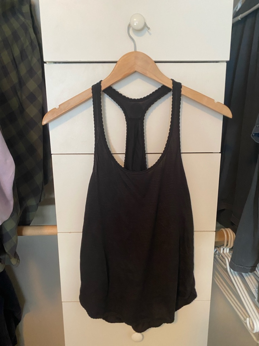 Black Racerback Tank Top - Lululemon